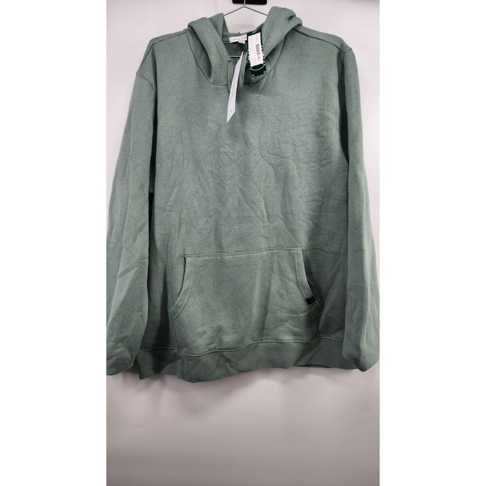 Threads 4 Thought Men's‎ Light Green XL Sutton Eco Fleece Pullover Hoodie NWT